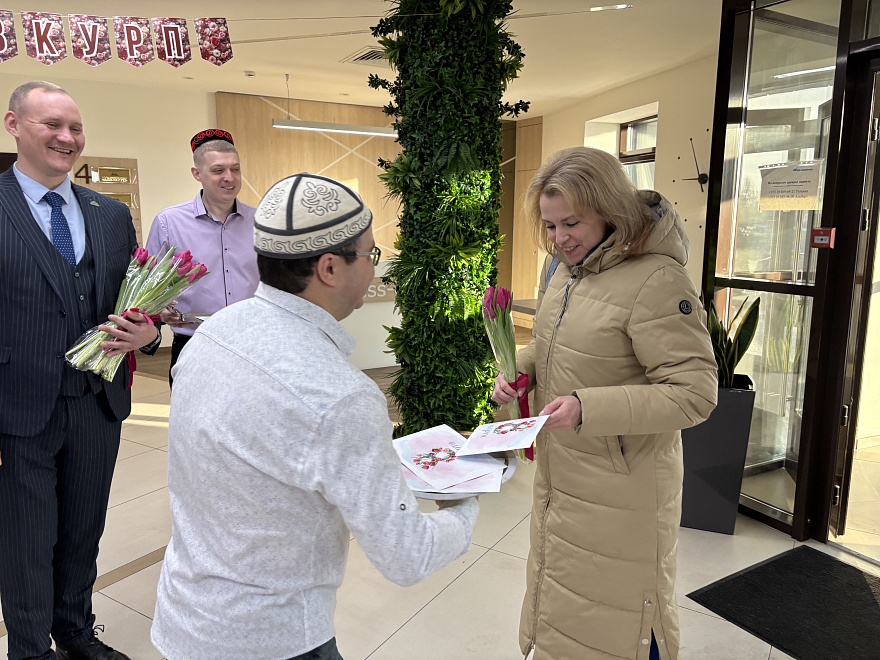 В атмосфере праздника и весны 2