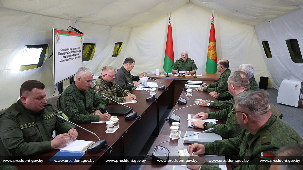 Демонстрация Президенту Республики Беларусь возможностей образцов ВВСТ отечественного производства 2