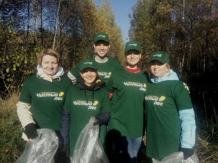 Работники ОАО «АЛЕВКУРП» приняли участие в добровольной акции «Чистый лес» 2