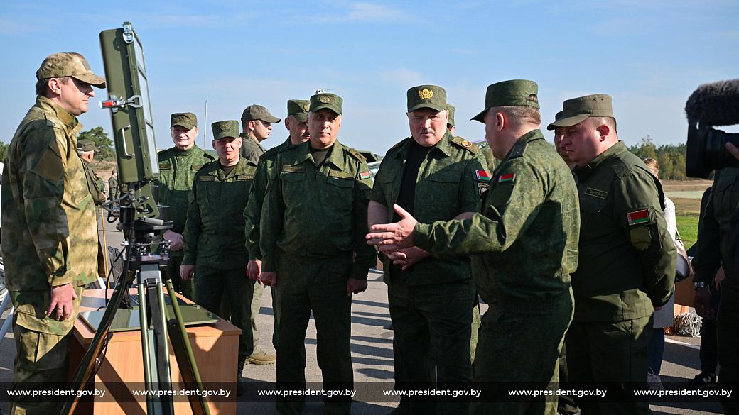 Демонстрация Президенту Республики Беларусь возможностей образцов ВВСТ отечественного производства 1